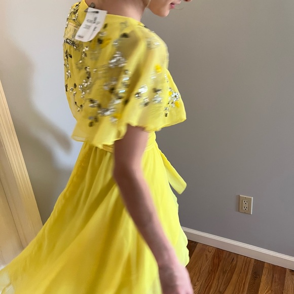 ASOS Yellow dress size 6 - Picture 3 of 10